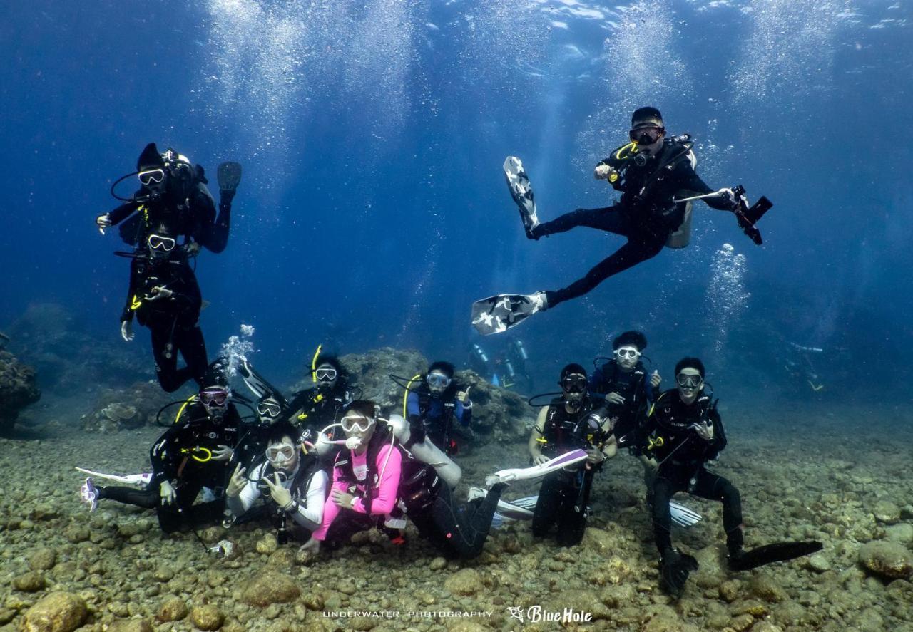 藍洞潛水blue Hole Dive Center Bed & Breakfast Heng-ch'un Exterior foto